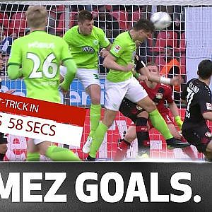 7-Minute Hat-Trick - Gomez Goalmania in Leverkusen