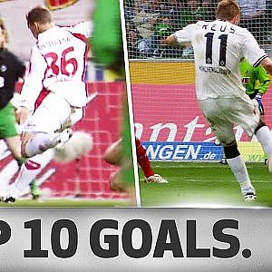 Top 10 Goals Köln vs. Gladbach - Reus, Podolski & Co. with Legendary Derby Strikes